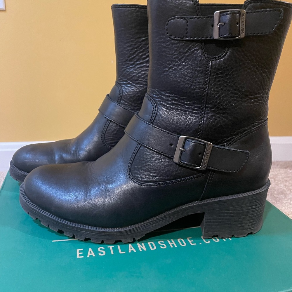 Eastland Women's Black Leather Boots 7.5M